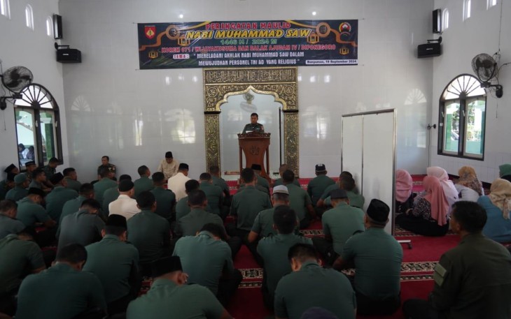 Korem 071/Wijayakusuma Rayakan Maulid Nabi