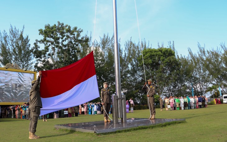 Upacara HUT ke-22 Provinsi Kepri