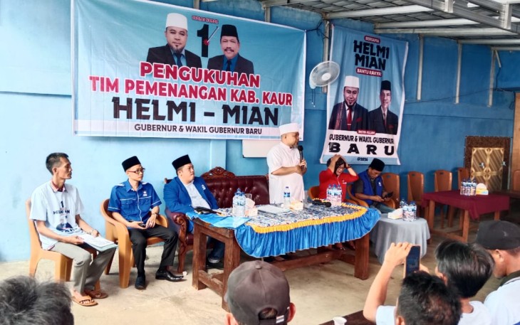 Helmi-Mian Kukuhkan Korcam dan Kordes di Kabupaten Kaur