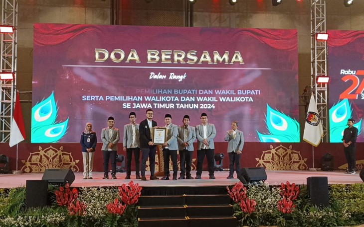 KPU Jatim Gelar Doa Bersama 