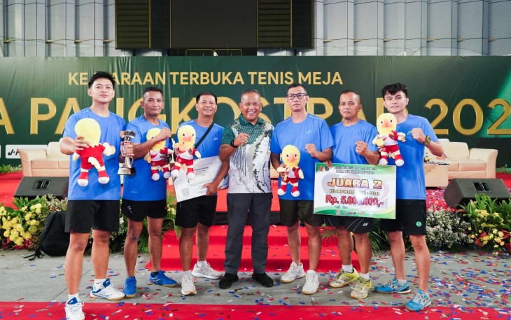 Pangkostrad Tutup Kejuaraan Terbuka Tenis Meja Piala Pangkostrad 2024