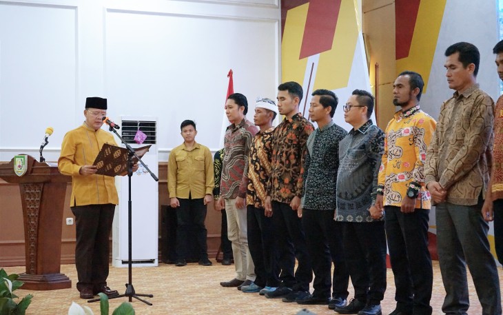 Gubernur Rohidin Kukuhkan Duta Petani Milenial