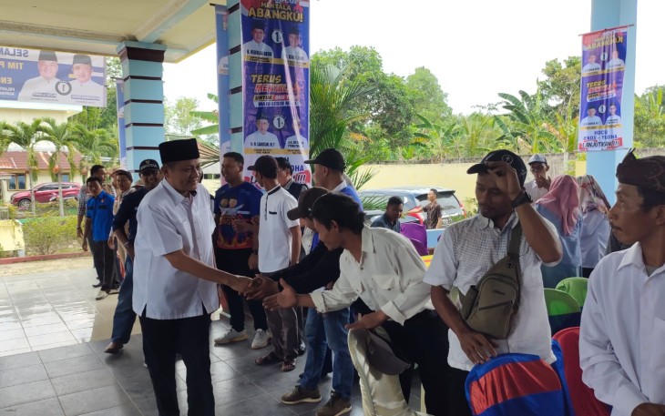 Polres Oku Timur Laksanakan Pengamanan dan Monitoring Dalam Kegiatan Pengukuhan Bimtek Tim Pemenangan 