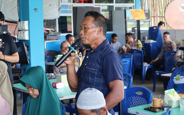 Polresta Tanjungpinang  Ajak Kelompok Tani Memanfaatkan Lahan Ketahanan Pangan Nasional dan Jaga Kamtibmas