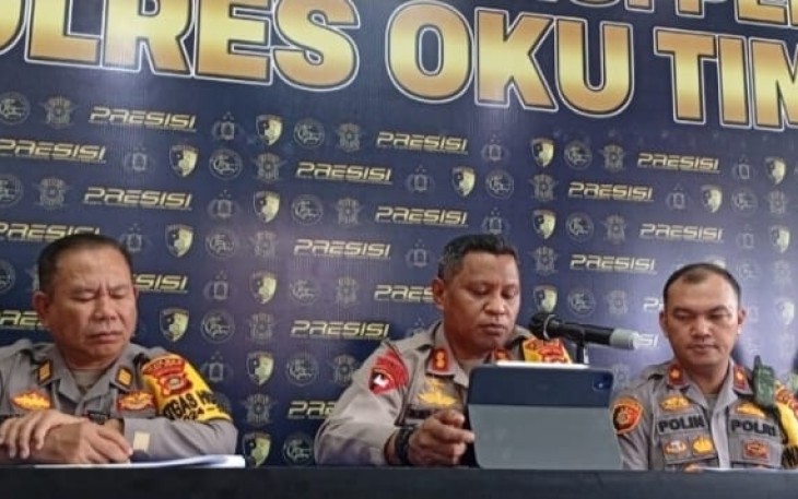 Kapolres Oku Timur AKBP Kevin Leleury.S,I.K,.M,Si