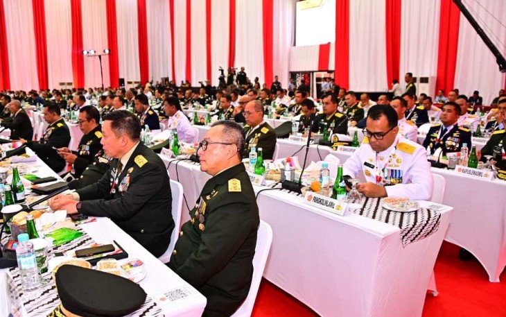 Kepala Staf Kolinlamil saat Hadiri Rapim TNI-POLRI Tahun 2024