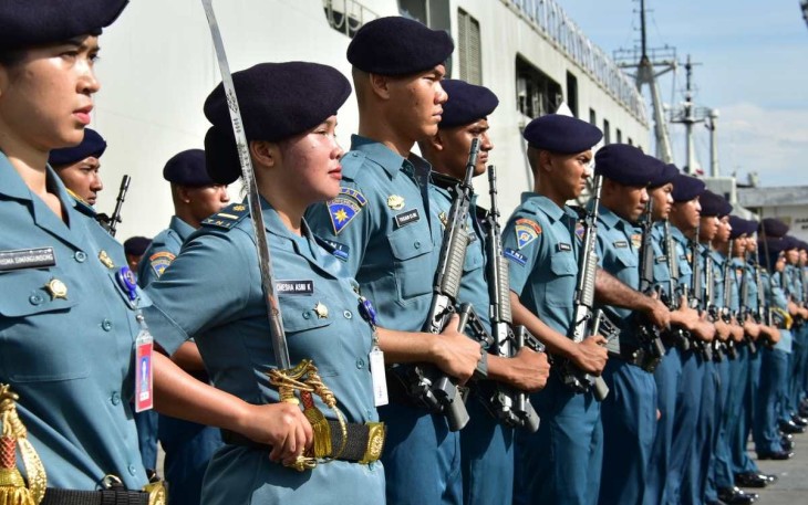 Kowal Kolinlamil saat Upacara Bendera