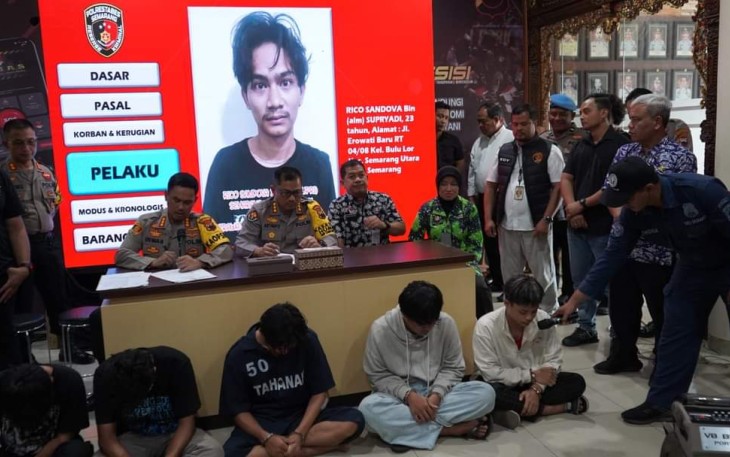 3 Orang Pelaku Ditetapkan Sebagai Tersangka Aksi Tawuran di Kelud Sampangan