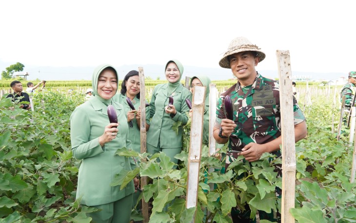 Pangdam IX/Udy Apresiasi Ketahanan Pangan Kodim Buleleng