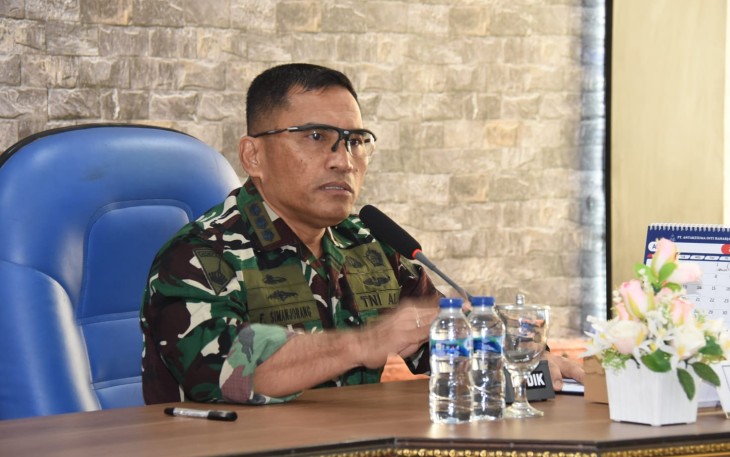 Direktur Pendidikan (Dirdik) Kolonel Marinir Fransisco Simanjorang