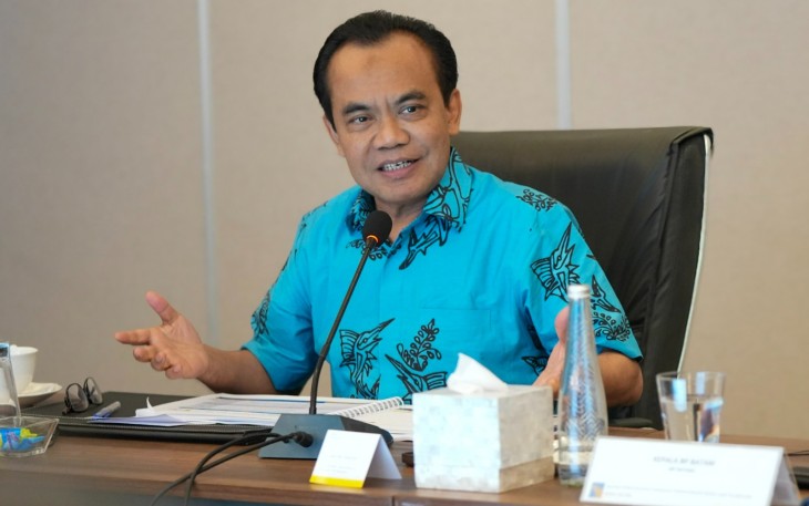 Sekretaris Kementerian Koordinator Bidang Perekonomian, Selaku Ketua Tim Teknis Dewan Kawasan Batam Susiwijono Moegiarso