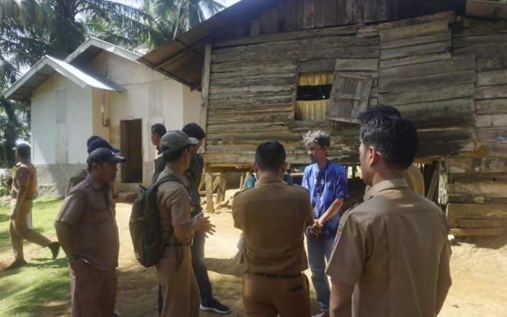 Pemkab Pasbar Survei 2 Keluarga Penerima Manfaat CSR PT Wilmar Di Tanjung Pangka Dan Pantai Indah Sasak