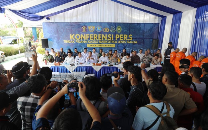 BNN RI Berhasil Ungkap Kasus Penyelundupan Paket Ganja dari Aceh Gayo Lues Menuju Sumatera Barat