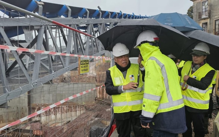 Menteri Basuki saat Kunjungi Terowongan Drainase Raksasa di Lisbon, Portugal