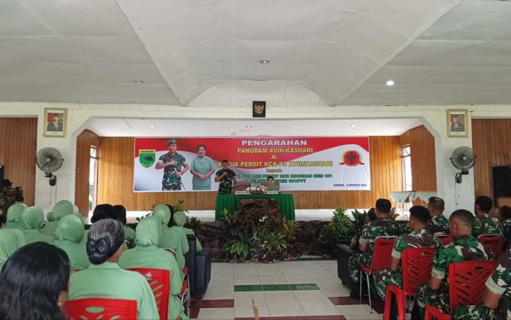 Pangdam Kasuari Sambangi Korem 181/PVT