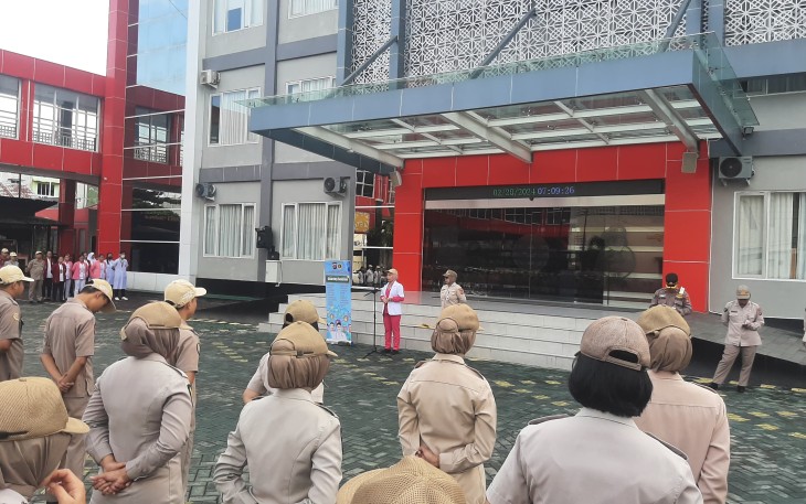 Rumkit Bhayangkara Sosialisasi Kesehatan Gigi Pada Personel