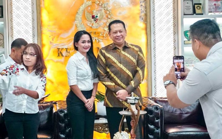 Bamsoet saat menerima pengurus PERPEDIN, di Jakarta, Rabu (28/2/24).