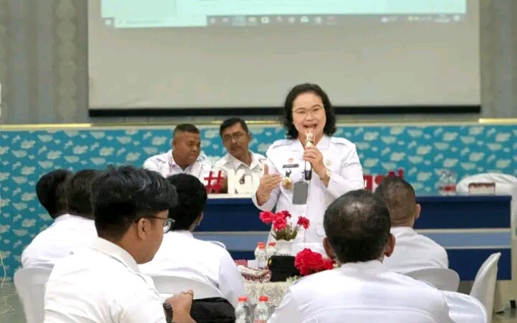 Kabag Program dan Humas Kanwil Kemenkumham Sumut Hotmonaria Damanik Jelaskan Pentingnya LKjIP
