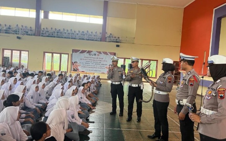 Polresta Pati Sosialisasikan Larangan Knalpot Brong