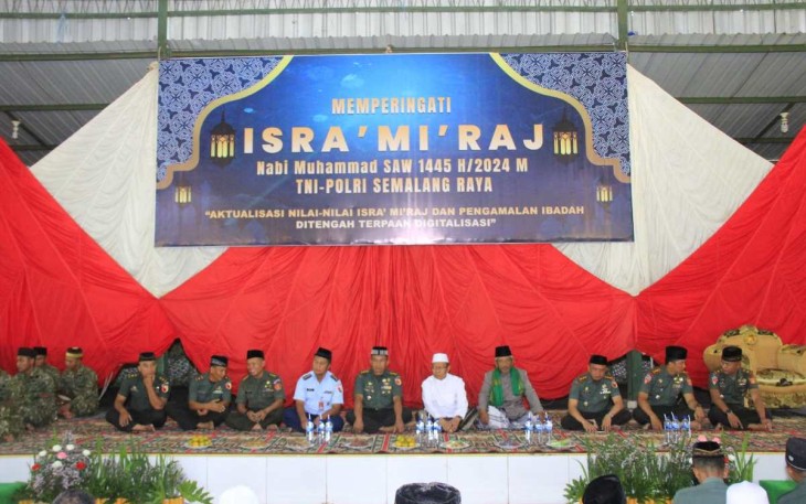 Isra Miraj Sinergitas TNI Polri se-Malang Raya, Selasa (6/2)
