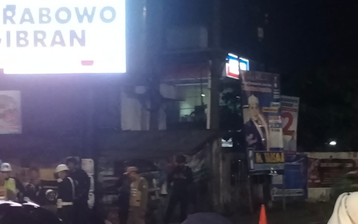 Perketat penjagaan pintu masuk jalan Sisingamaraja Medan