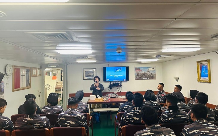 Pembekalan HIV/AIDS untuk Prajurit KRI Diponogoro-365