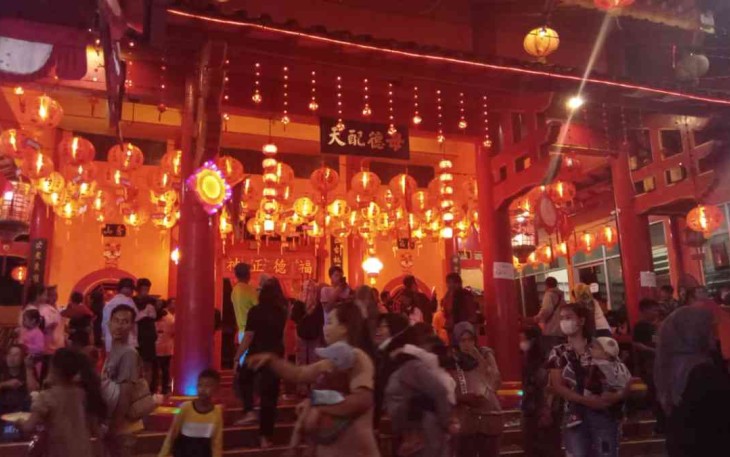 Kegiatan menyambut Imlek di Klenteng Hok Tik Bio Pati