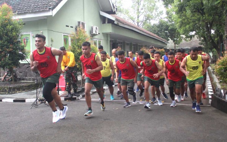 Pelaksanaan UKP 2024 prajurit Menarmed 2 Kostrad, Rabu (14/2)