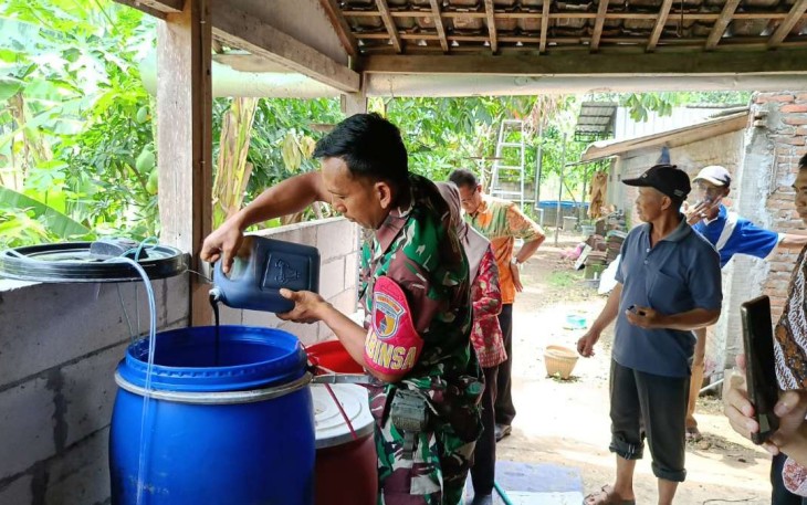 Motivasi warga binaan dalam pengembangan penggunaan pupuk organik, Senin (19/2)