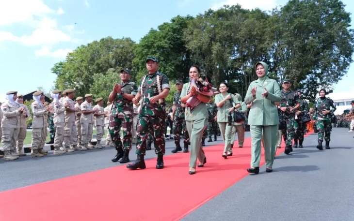 Kasad Jenderal TNI Maruli Simanjuntak mengunjungi Kodam VI Mulawarman, Selasa (20/2)