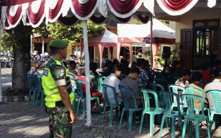 Pengamanan ibadah paskah di wilayah desa binaan