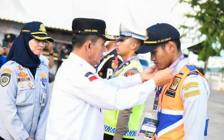 Peresmian Posko Terpadu Angkutan Lebaran 