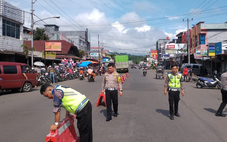 Satlantas Polres Kepahiang Mulai Menertibkan Arus Mudik Lebaran 