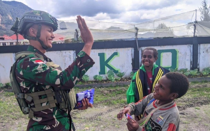 Senyum ceria anak-anak Papua 