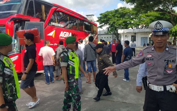 Pengamanan arus mudik lebaran 