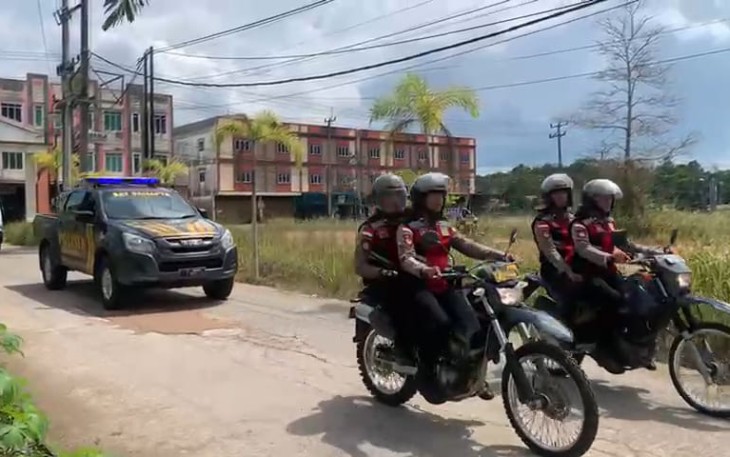 Anggota Polres Bintan Tingkatkan Patroli Dimasa Mudik Lebaran 