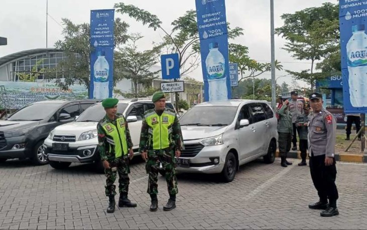 Pengamanan arus mudik lebaran di rest area KM 626