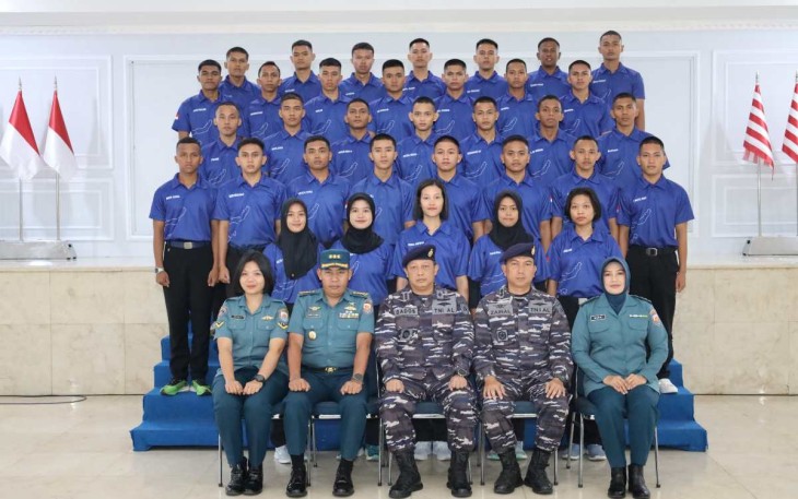Casis Bintara PK TNI AL Gel. I Tahun 2024 Panda Lantamal VI Makassar