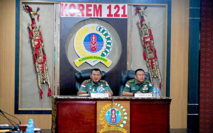 Danrem 121/Abw Brigjen TNI Luqman Arief 