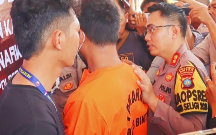 Pelaku Saat Diamankan 