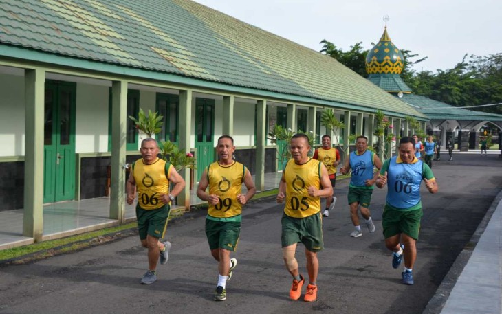 Tes samapta perwira jajaran Korem 023/KS