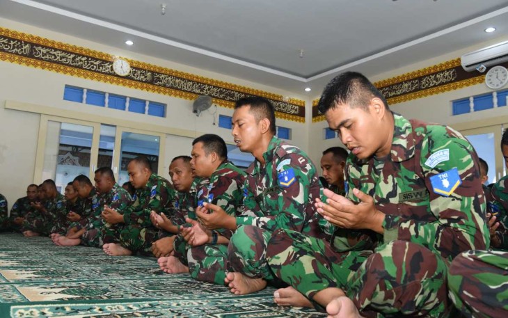 Doa bersama Latganda Setukba TNI AU Angkatan Ke-44