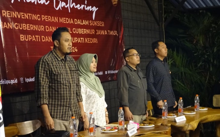 KPU Kediri Gelar Media Gathering Peran Media Sukseskan Pilkada 2024 