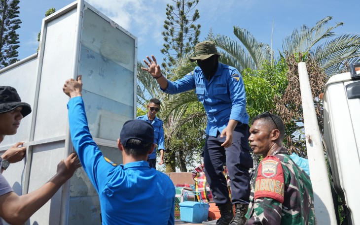 Sebanyak 98 KK Telah Menempati Hunian Sementara 