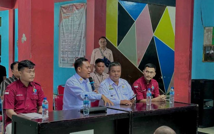 Pemeriksaan test urine di lapas narkotika Pematang Siantar 