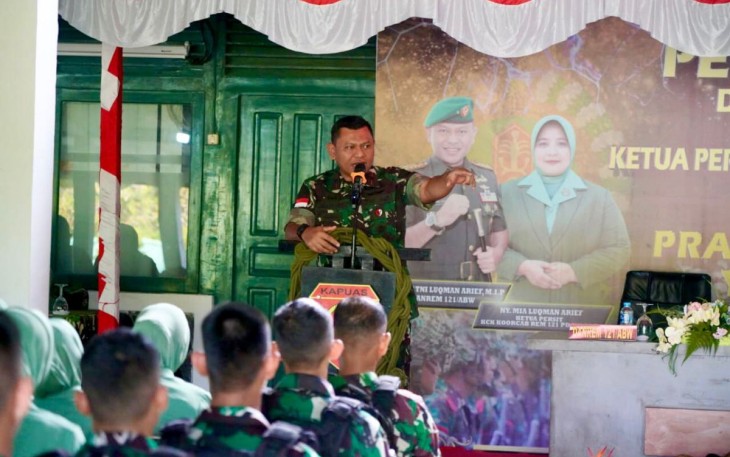 Danrem 121/Abw Brigjen TNI Luqman Arief 