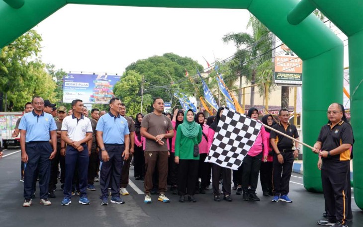 Olahraga raga bersama TNI Polri 