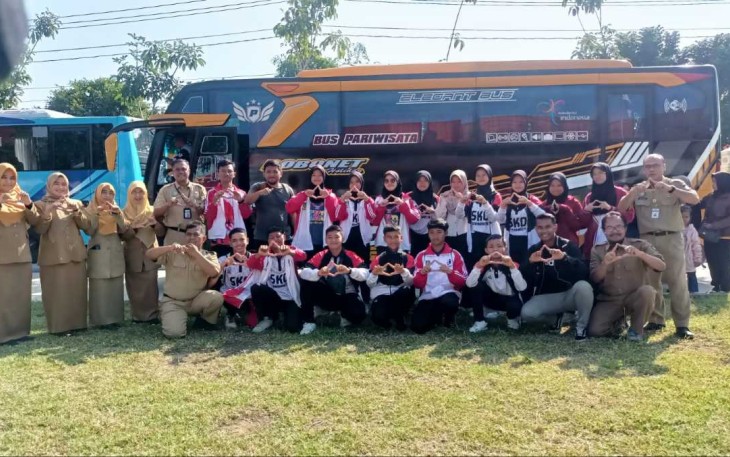 Pelepasan kontingan SKO Surakarta 