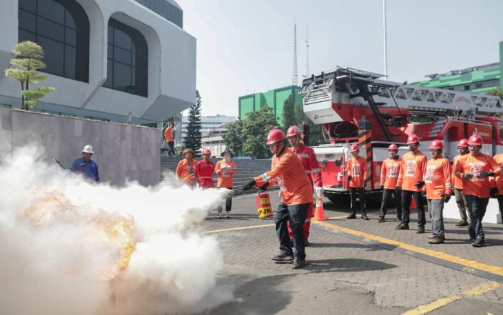 Internasional Fire Fighters Day 2024 di kantor pusat Pertamina Jakarta 