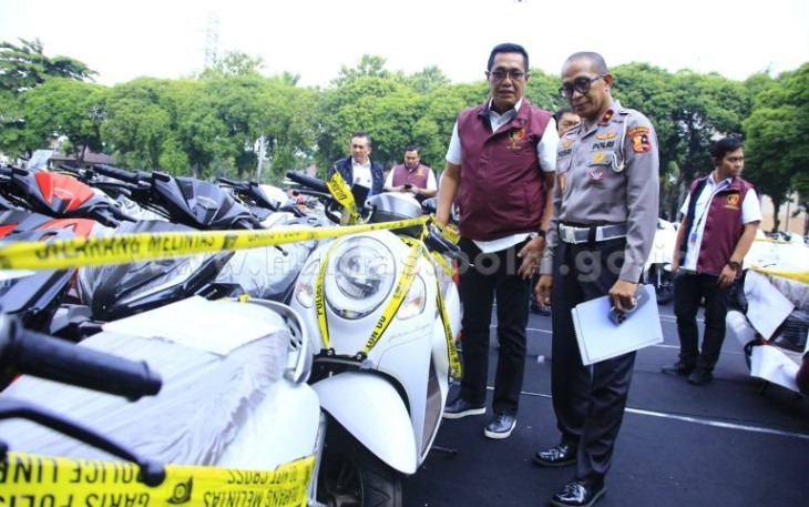 Barang bukti penggelapan kendaraan bermotor 